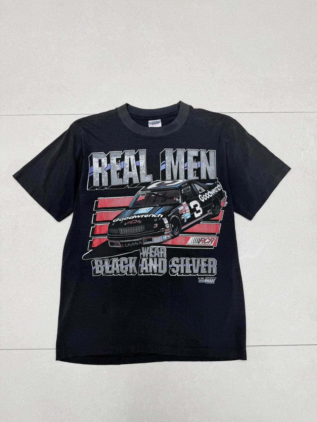 1990 Real Men Wear Black and silver