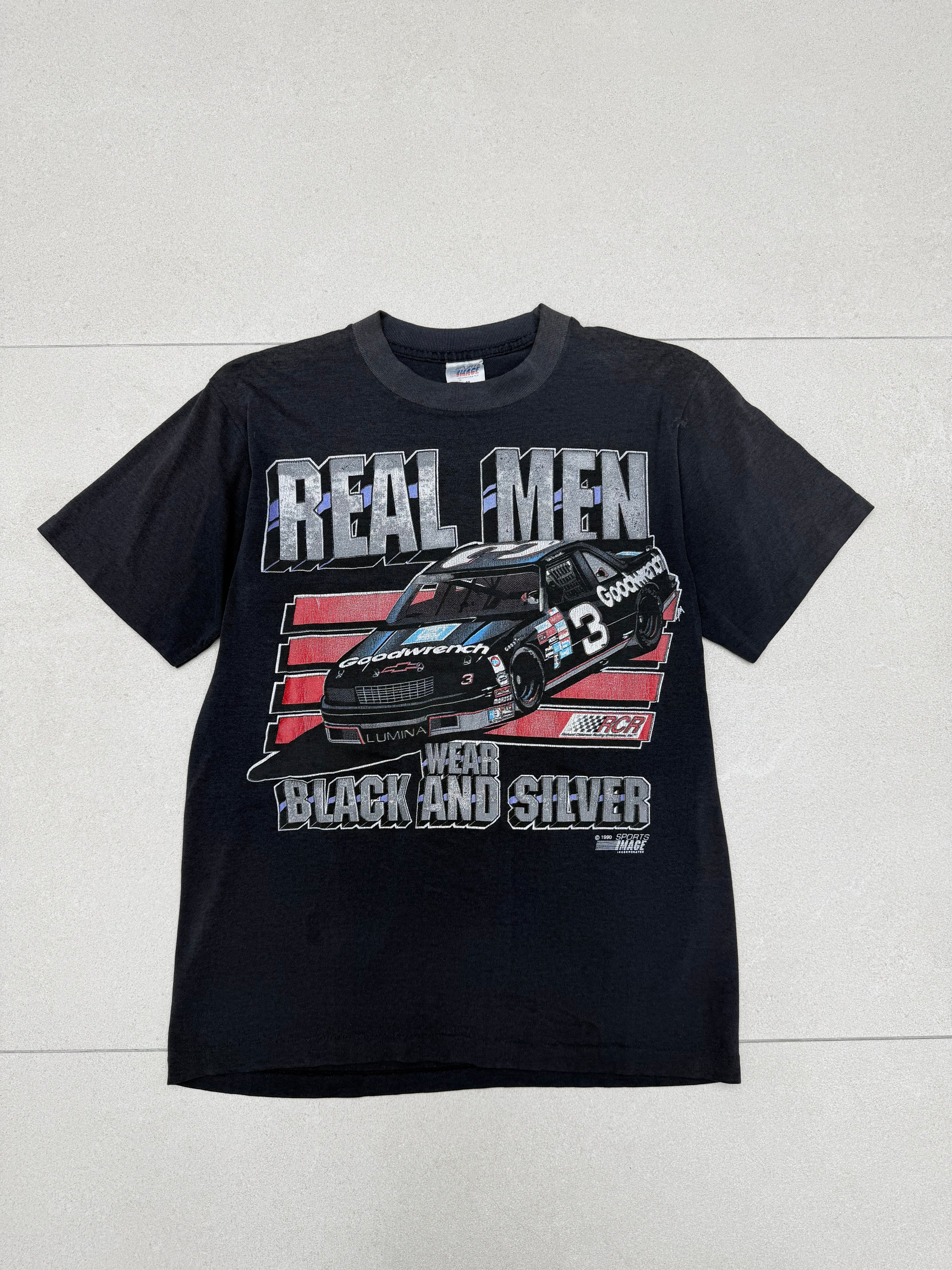 1990 Real Men Wear Black and silver