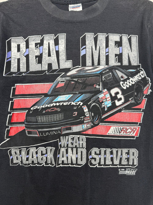 1990 Real Men Wear Black and silver